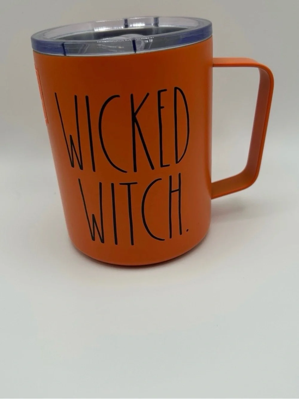 Rae Dunn Orange 'WICKED WITCH' Insulated Mug